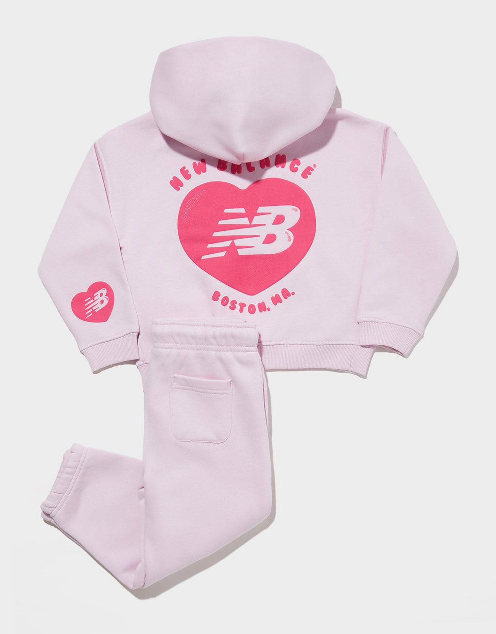 Young Girls Heart Graphic Hoodie/Pant Set Children's