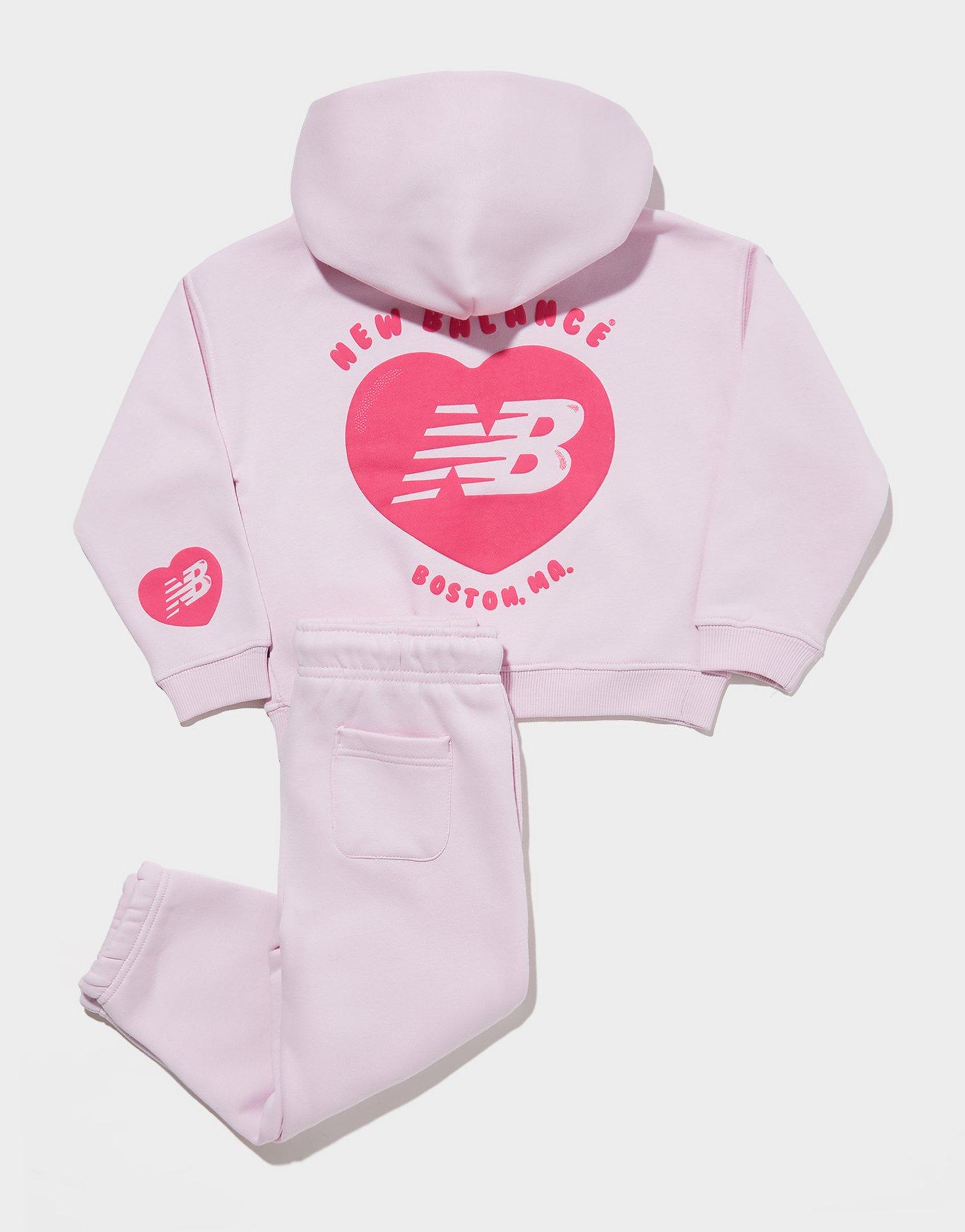 Young Girls Heart Graphic Hoodie/Pant Set Children's