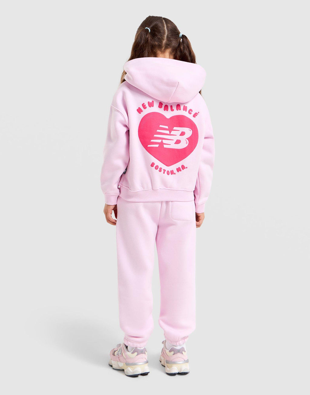 Young Girls Heart Graphic Hoodie/Pant Set Children's