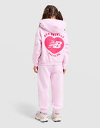 Young Girls Heart Graphic Hoodie/Pant Set Children's