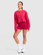Oversized Crop Sweatshirt