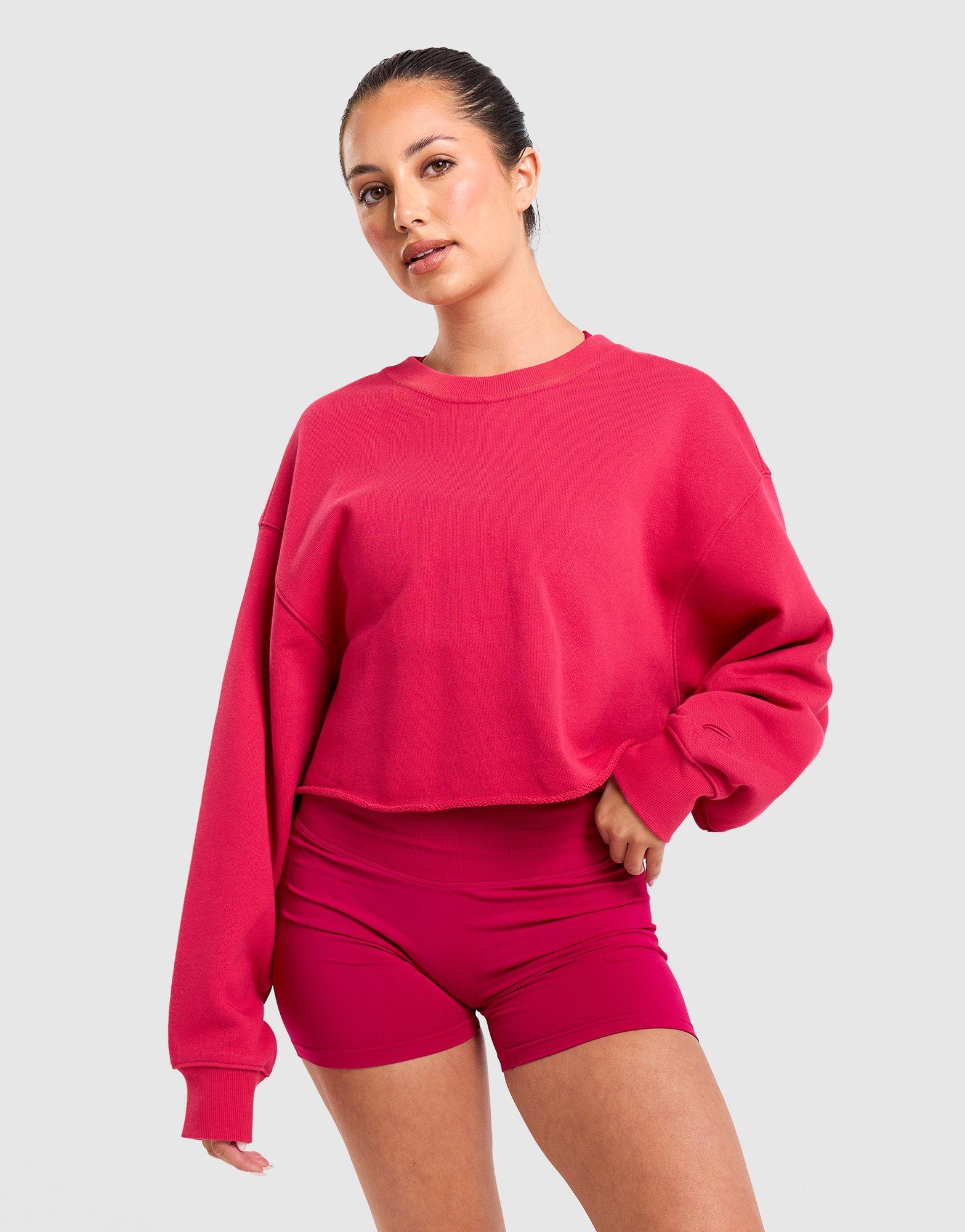 Oversized Crop Sweatshirt