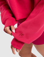 Oversized Crop Sweatshirt