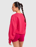 Oversized Crop Sweatshirt