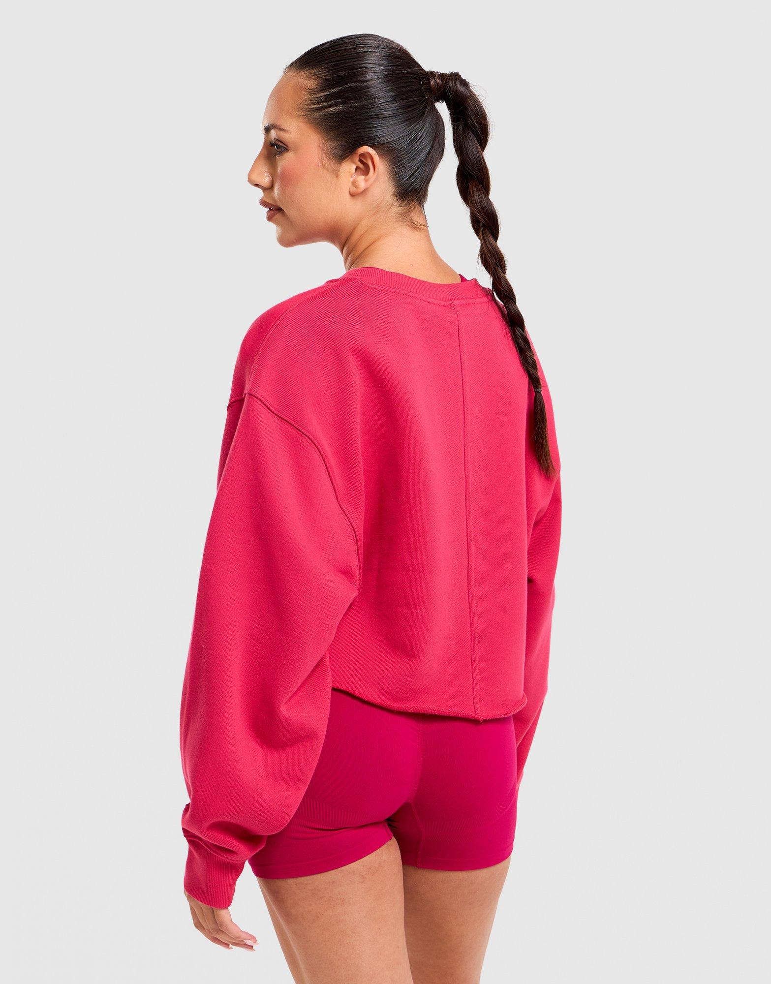 Oversized Crop Sweatshirt