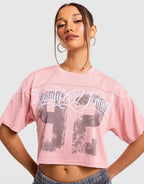 Oversized Mesh Jersey T-Shirt