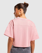 Oversized Mesh Jersey T-Shirt
