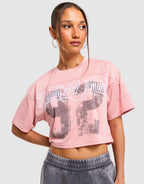 Oversized Mesh Jersey T-Shirt