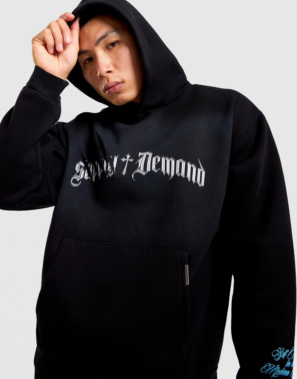 Scratch Leopard Overhead Hoodie