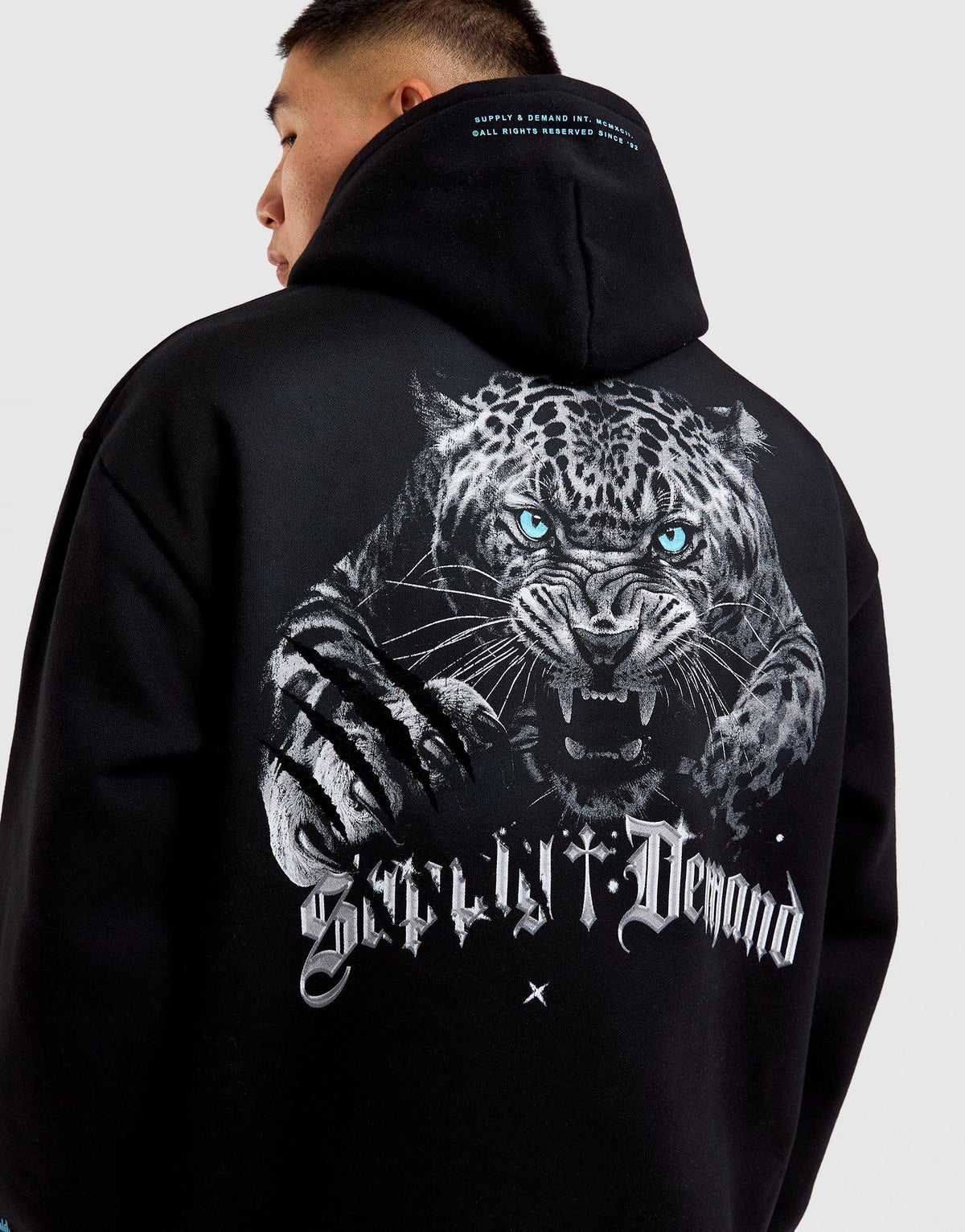 Scratch Leopard Overhead Hoodie