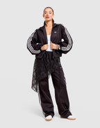Lace Oversized Archive Track Top
