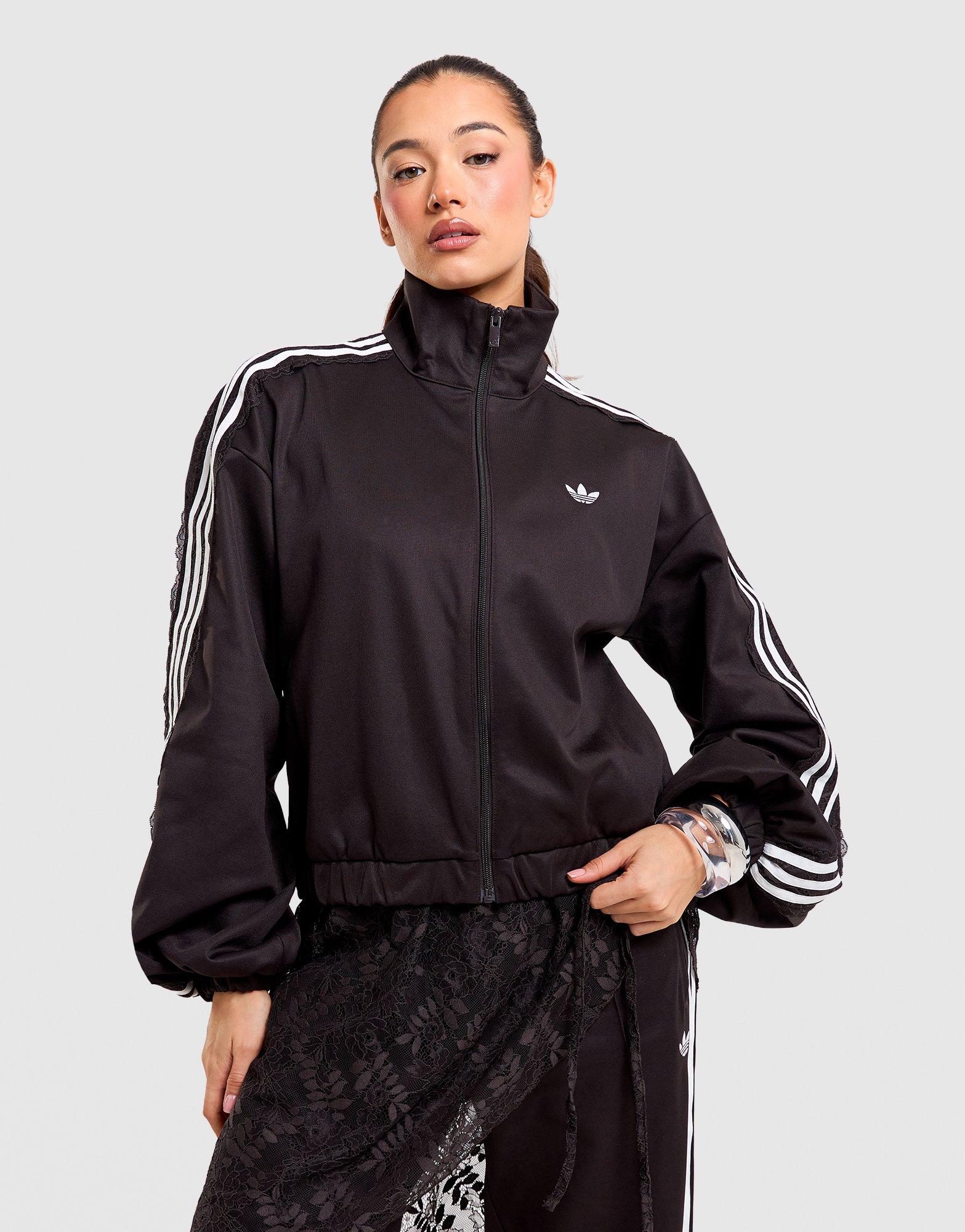 Lace Oversized Archive Track Top