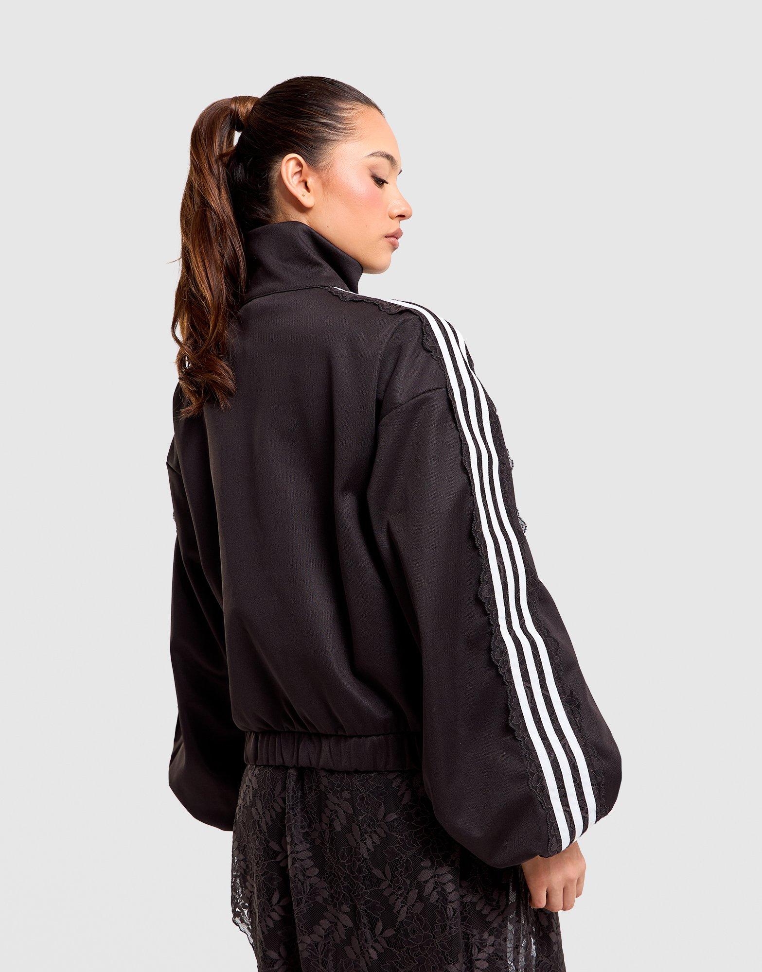 Lace Oversized Archive Track Top