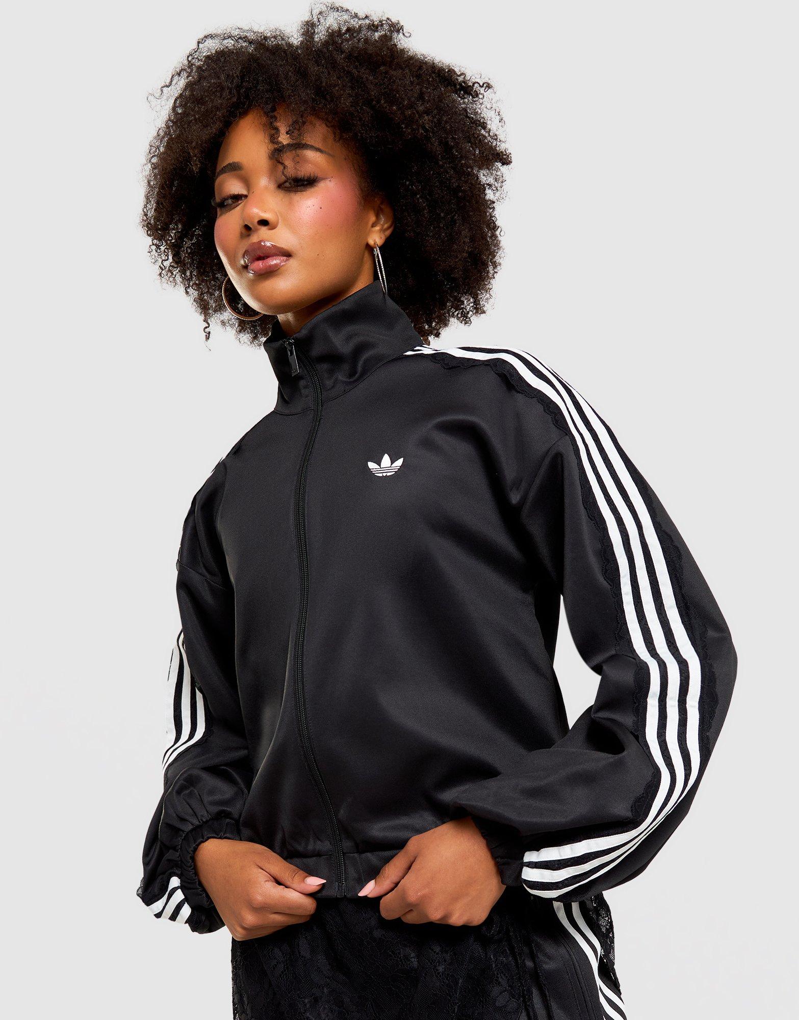Lace Oversized Archive Track Top