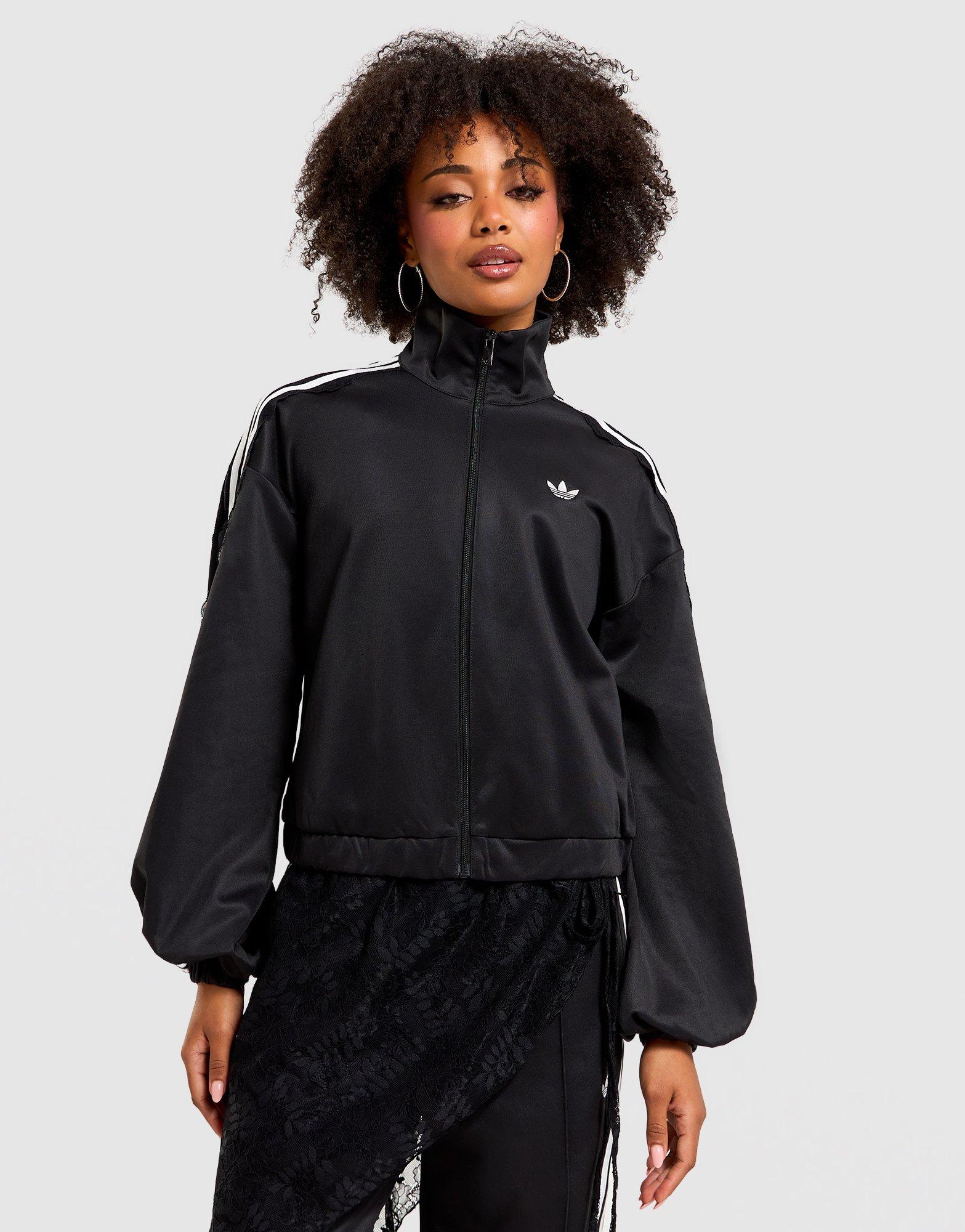 Lace Oversized Archive Track Top