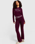 Jersey Lace Full-Zip Hoodie