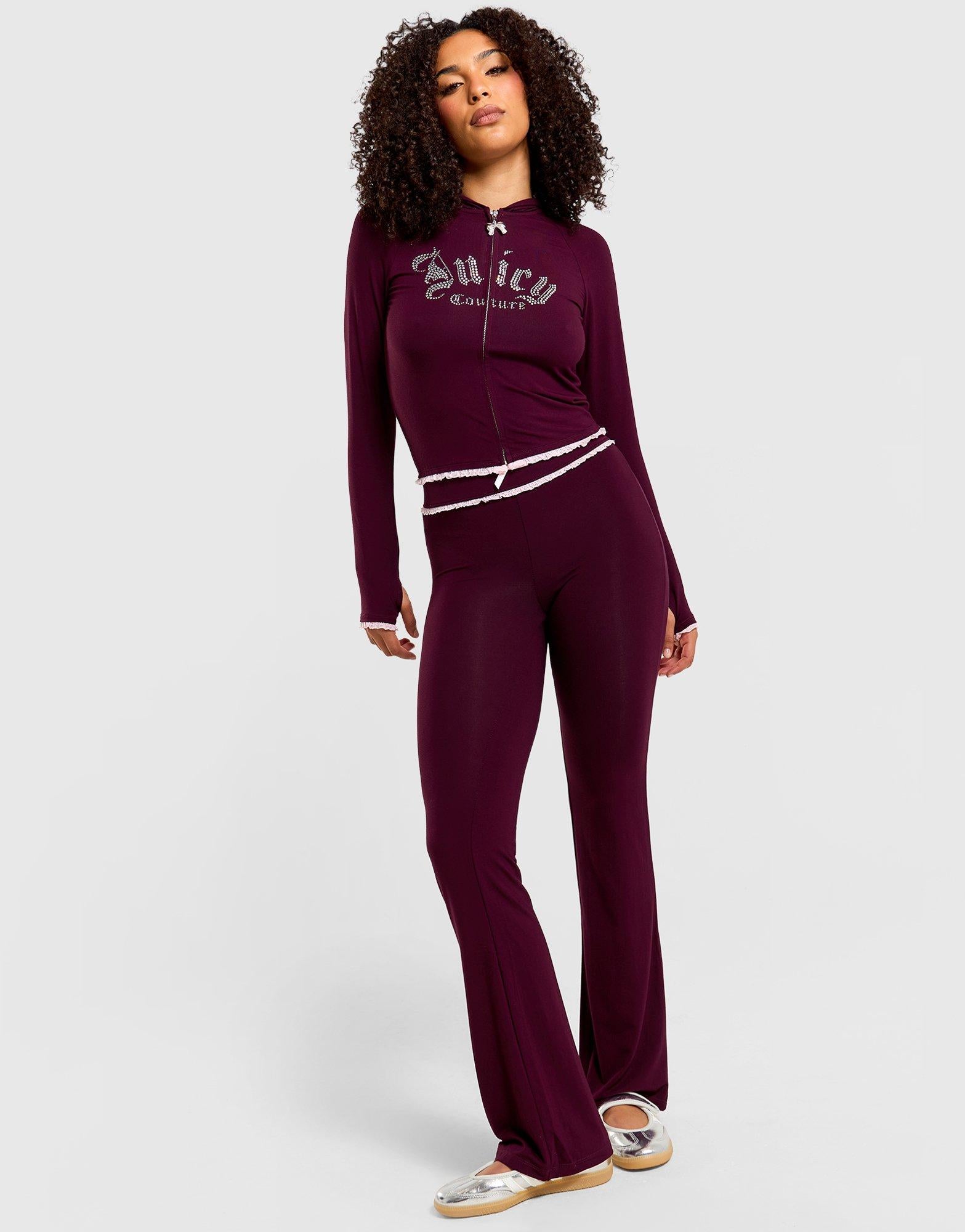 Jersey Lace Full-Zip Hoodie