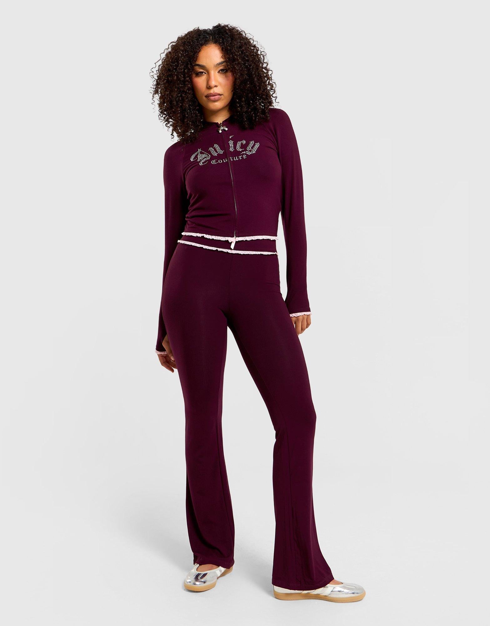 Jersey Lace Full-Zip Hoodie