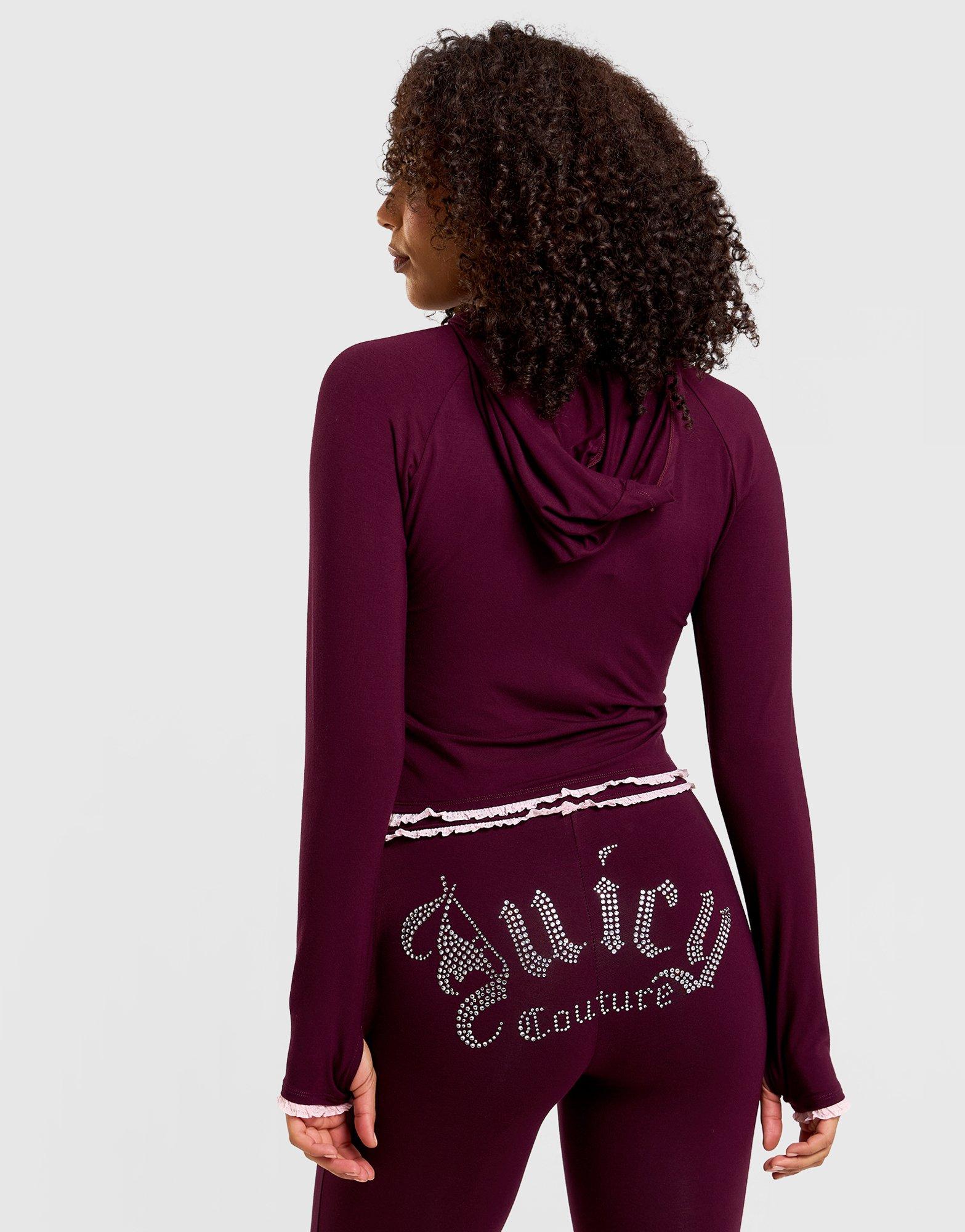 Jersey Lace Full-Zip Hoodie