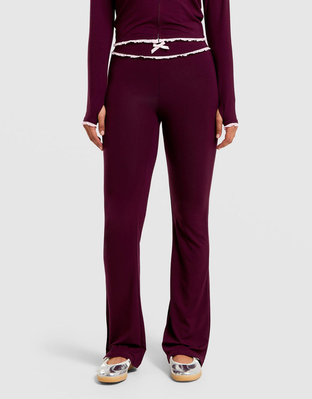 Jersey Lace Track Pants
