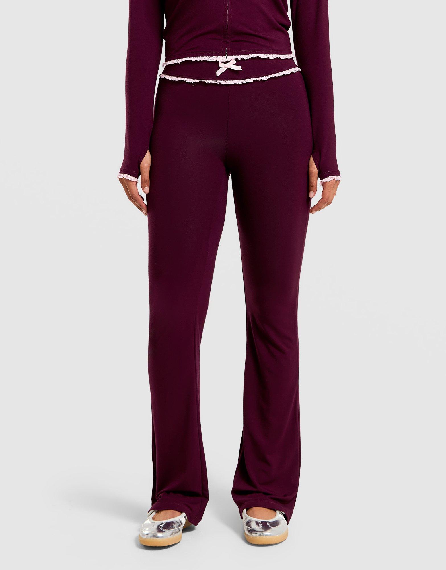 Jersey Lace Track Pants