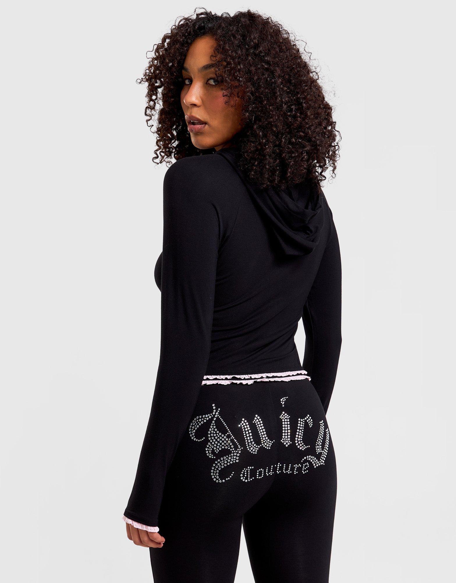 Jersey Lace Full-Zip Hoodie