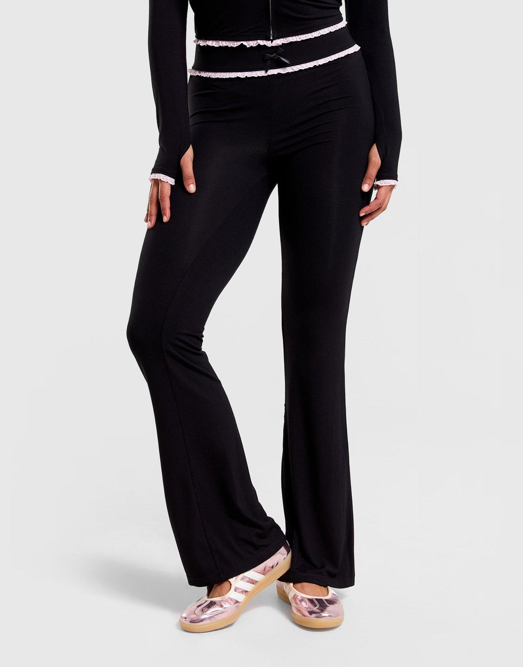 Jersey Lace Track Pants