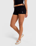 Ruched Roll-Down Shorts