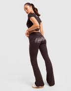 Fold-Over Jersey Flare Pants