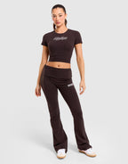 Tie-Back Jersey Script T-Shirt