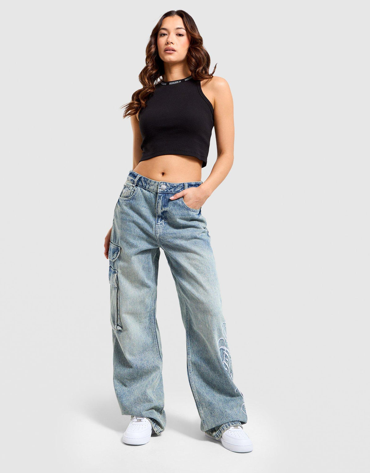 Cargo Denim Pants