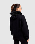 Celeste Faux Fur-Trim Full-Zip Hoodie