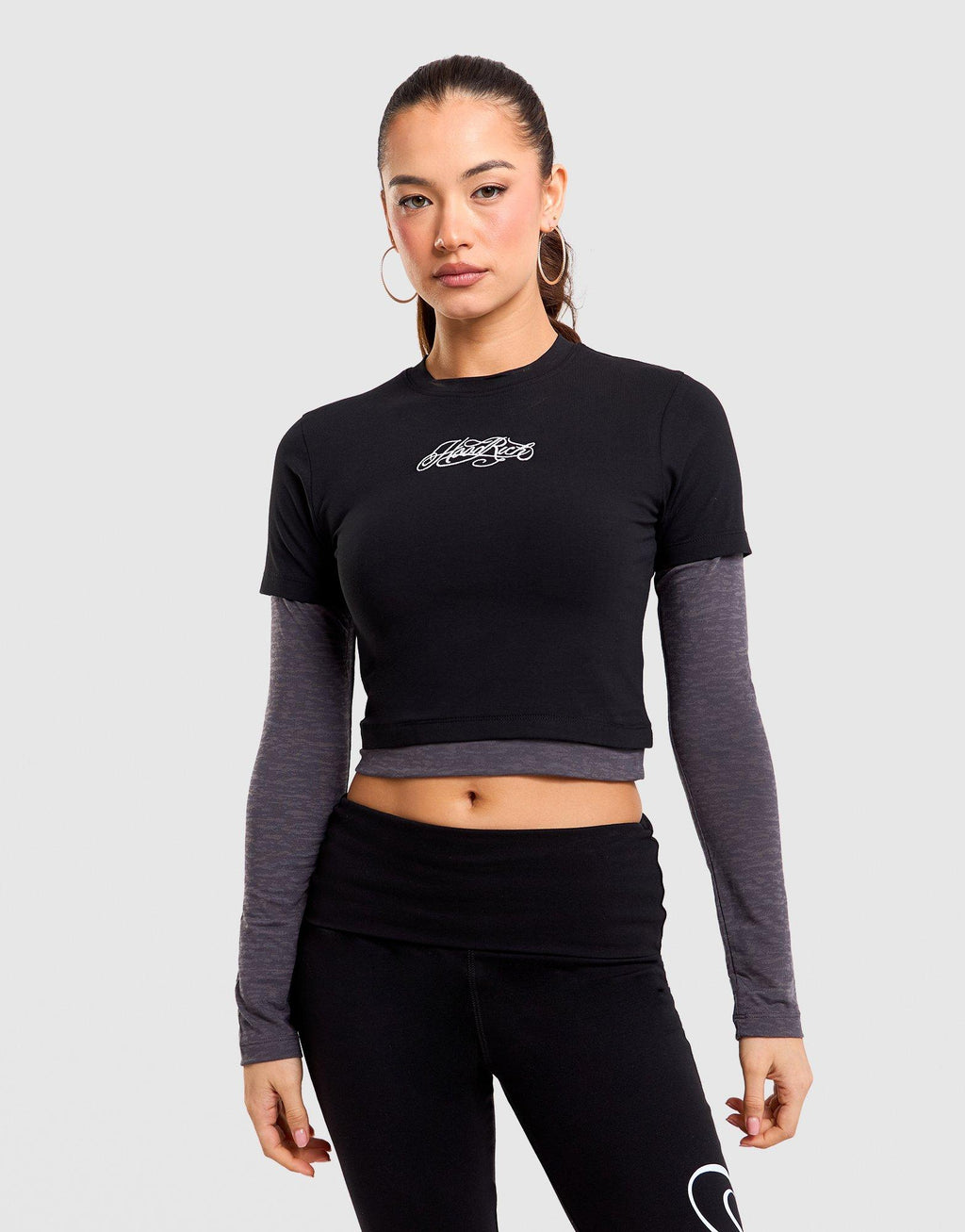 Double Layer Long-Sleeve T-Shirt