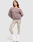 Year Round Off Shoulder Sweatshirt