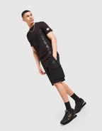 Badge Woven Cargo Shorts