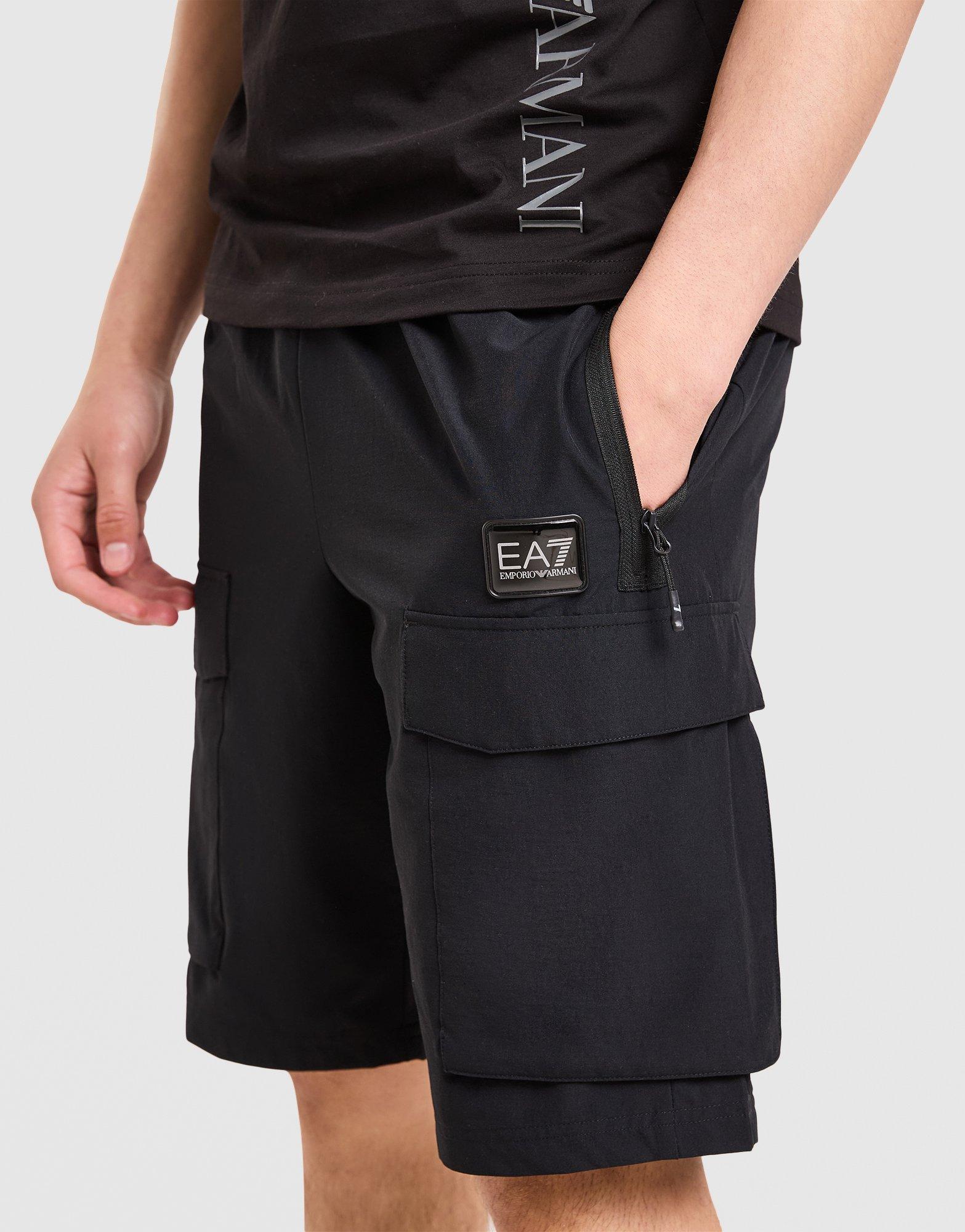 Badge Woven Cargo Shorts