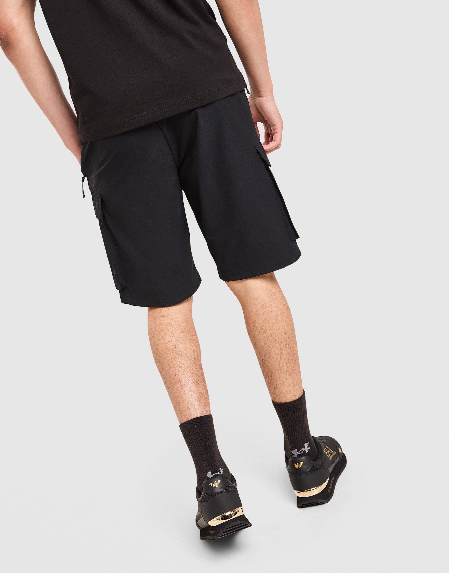 Badge Woven Cargo Shorts