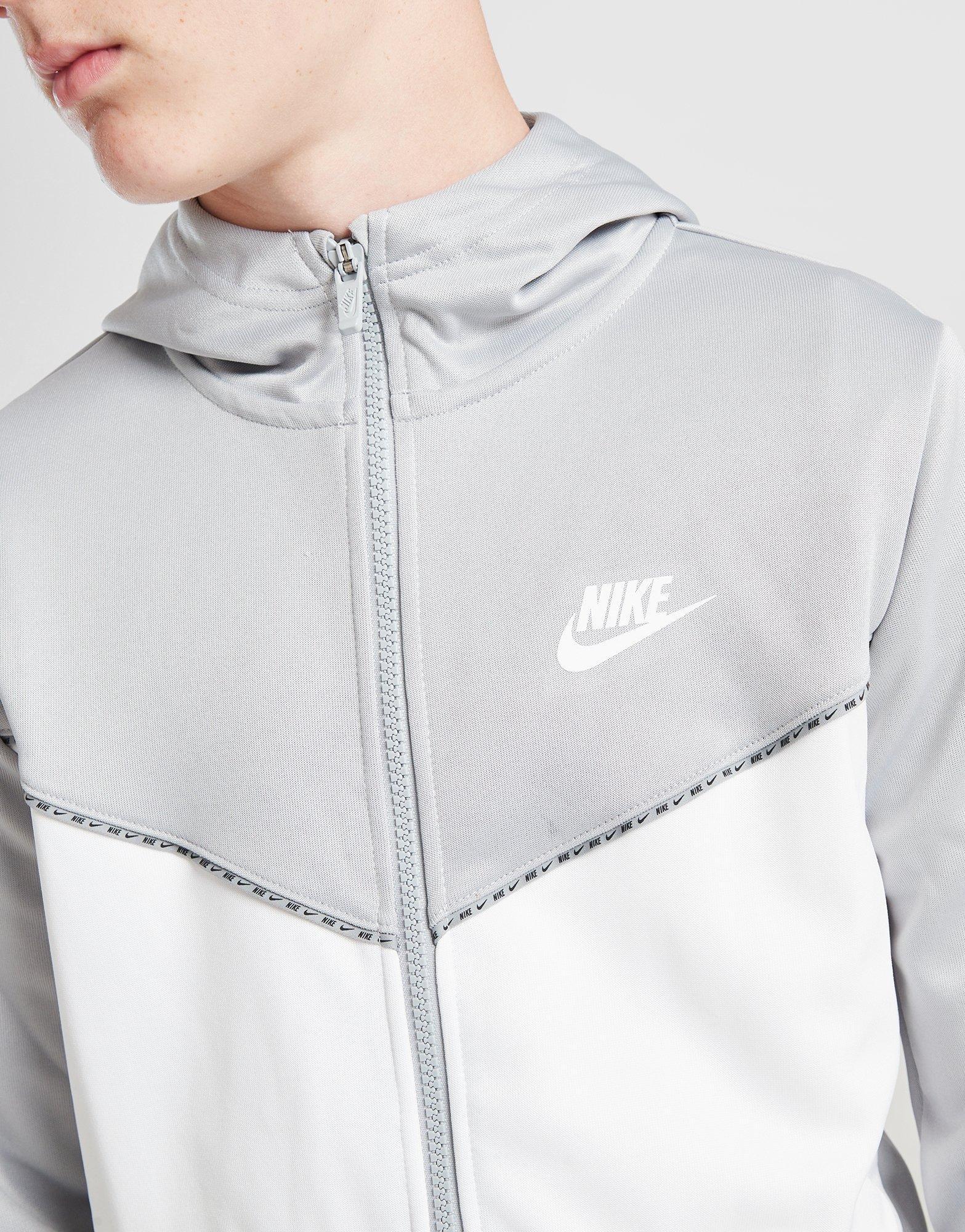 Tape Poly Full Zip Hoodie Junior