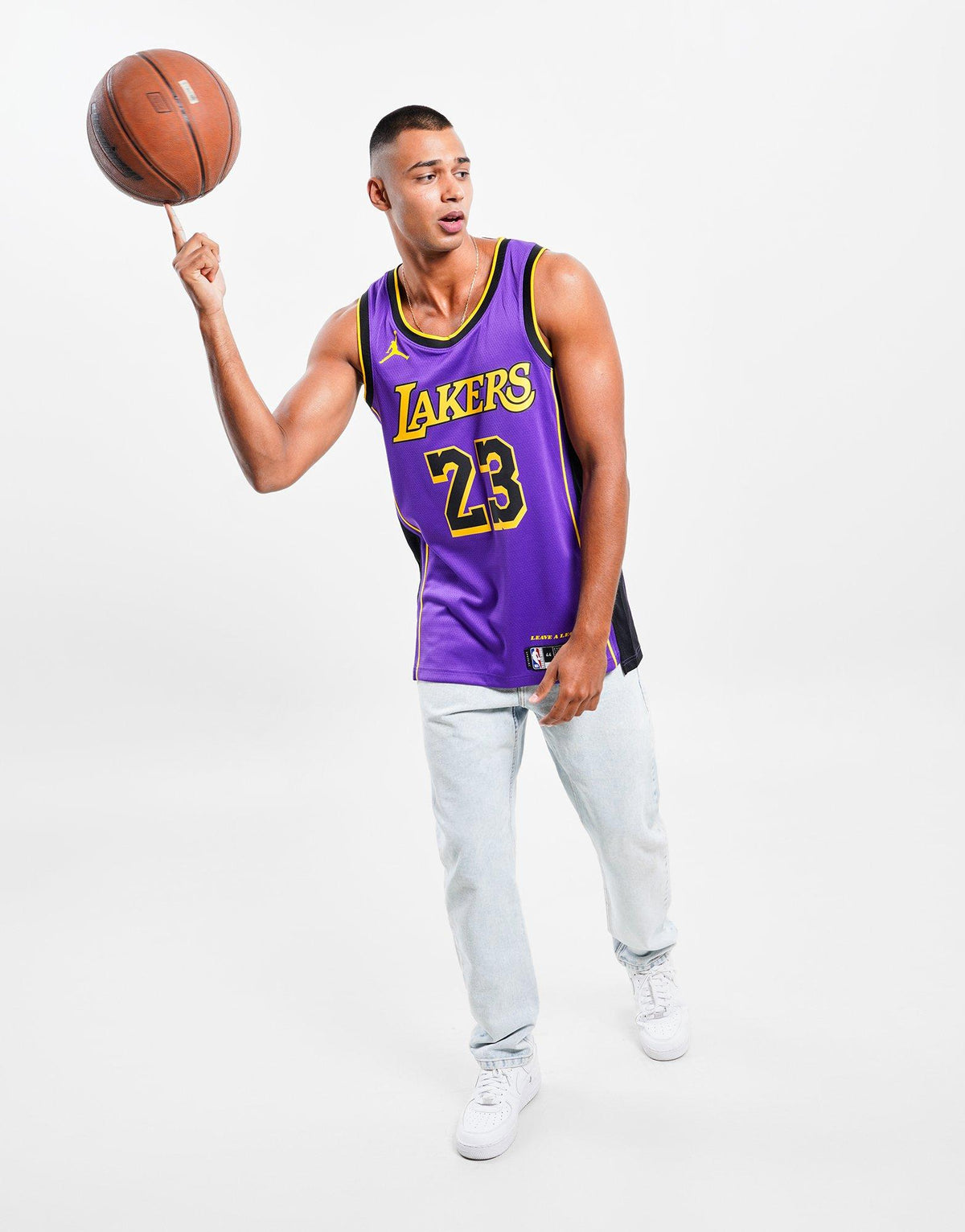 NBA LA Lakers James #23 Swingman Jersey