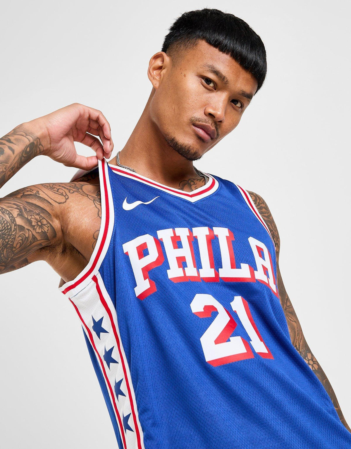 NBA Philadelphia 76ers Embiid #21 Icon Jersey