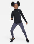 Girls' Fitness Long Sleeve 1/2 Zip Top Junior
