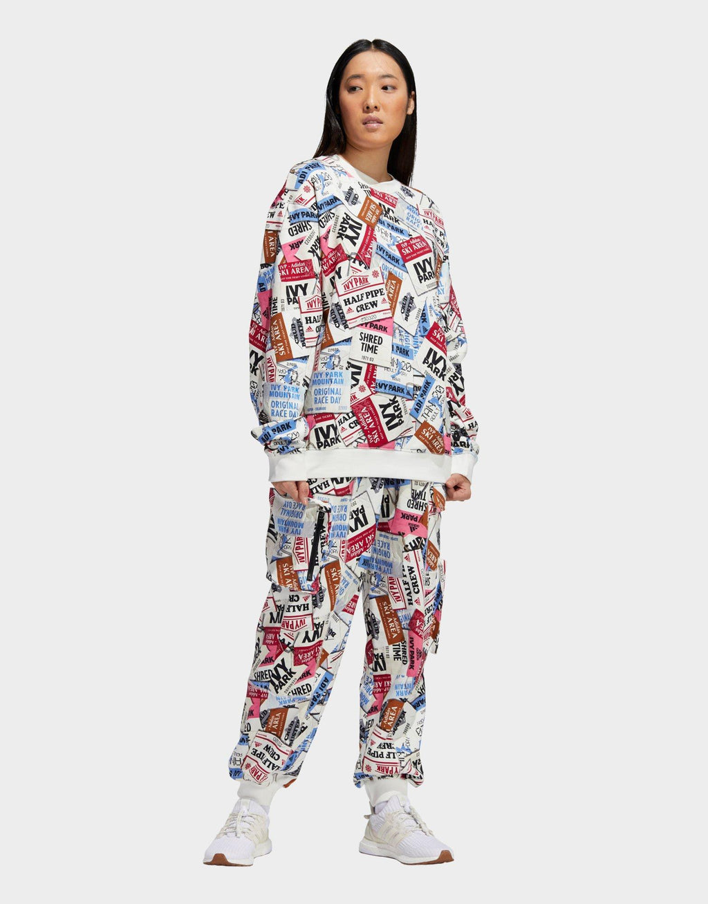 x IVY PARK Ski Tag Crew Sweatshirt