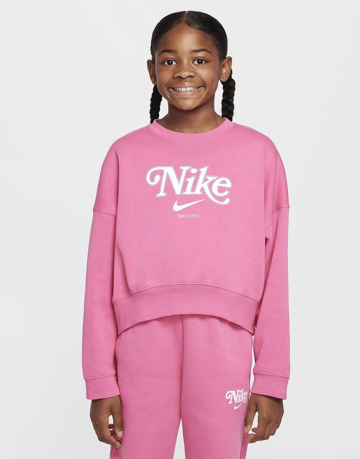 Girls' Trend Fleece Crew Sweatshirt Junior