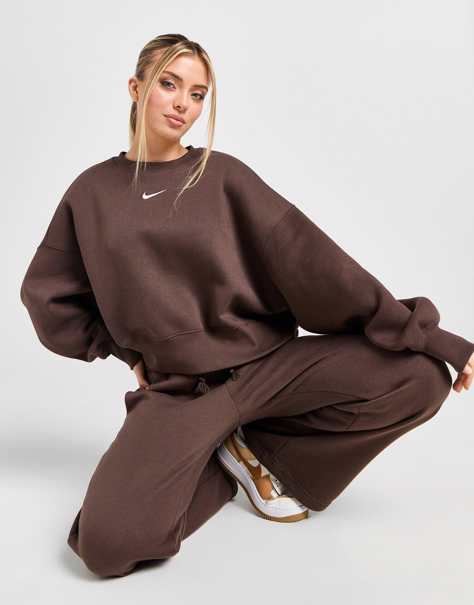 Phoenix Oversized Crop Crew Sweatshirt