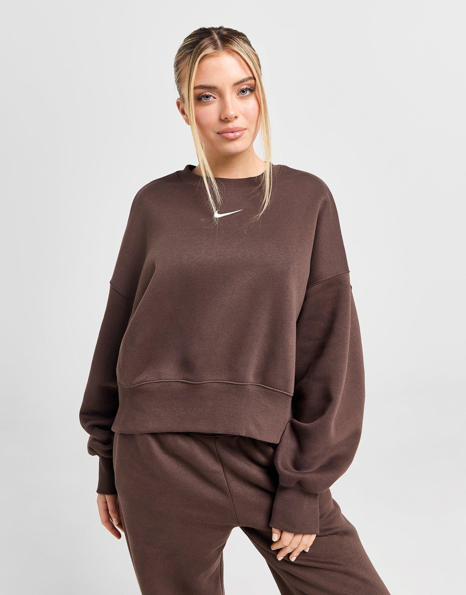 Phoenix Oversized Crop Crew Sweatshirt