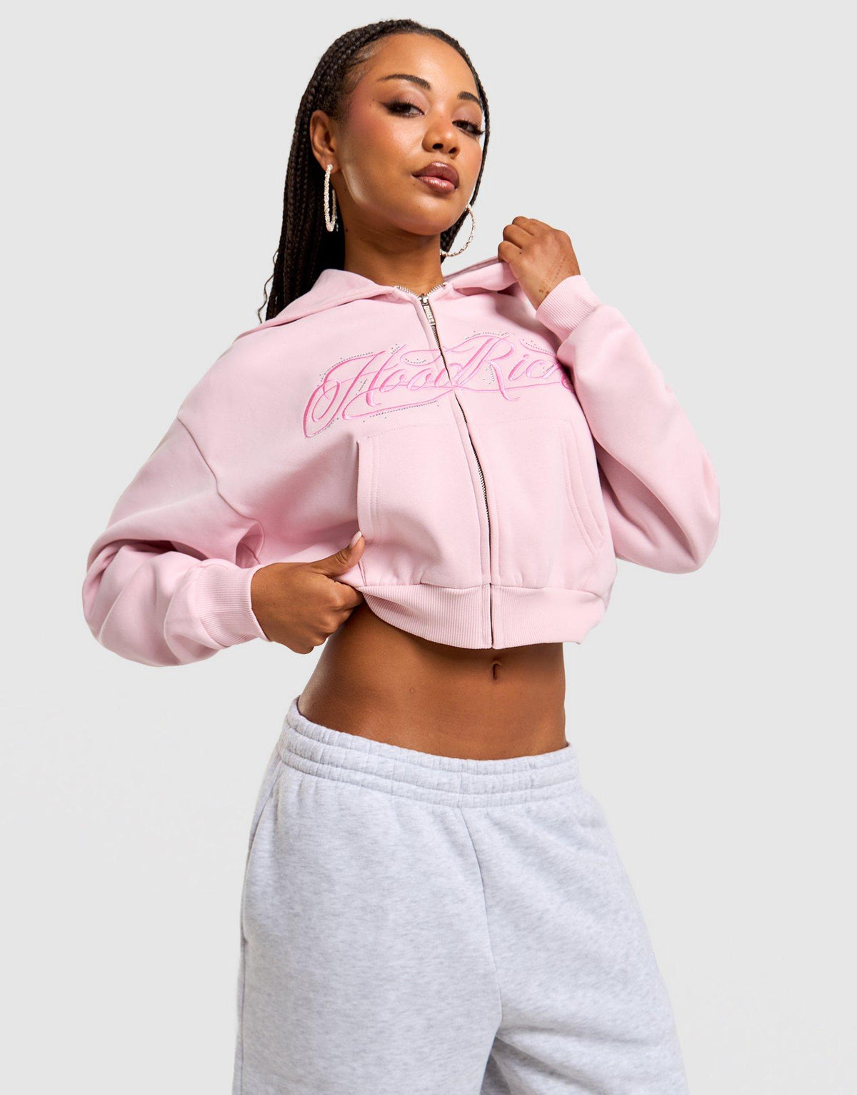 Solace Boxy Full-Zip Hoodie