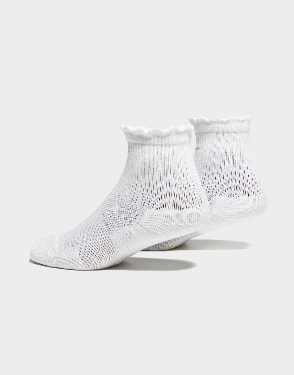 Scallop Micro-Crew Socks (2 Pairs)