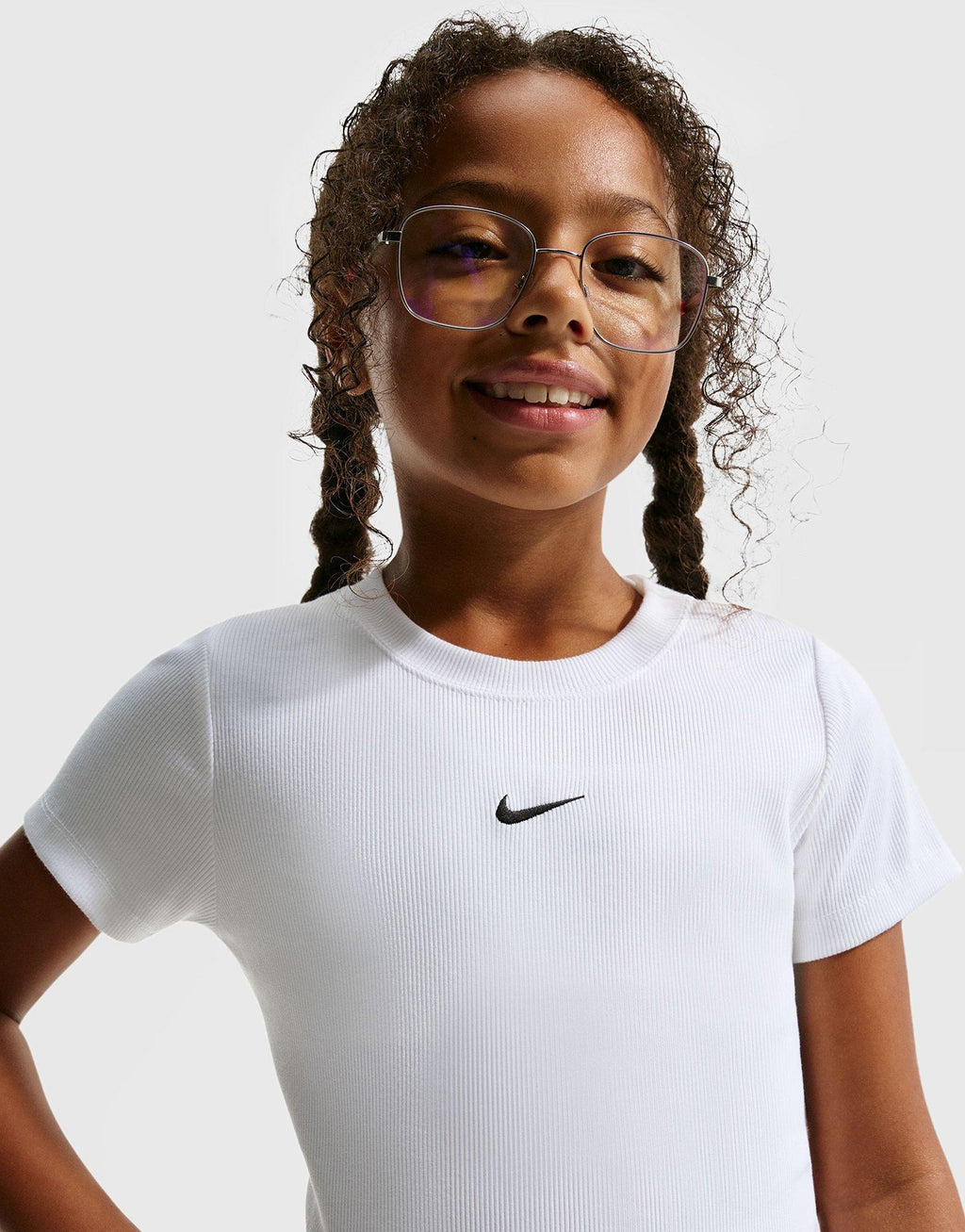 Girls' Ribbed Baby T-Shirt Junior