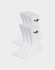 Trefoil Cushion Crew Socks (6 Pack)