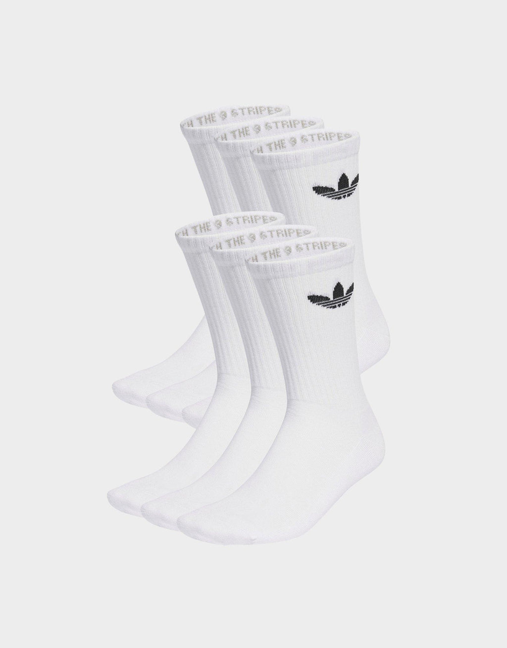 Trefoil Cushion Crew Socks (6 Pack)